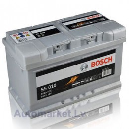 85Ah BOSCH 800A, 12V Akumulators S5010 (-+) 315x175x175mm