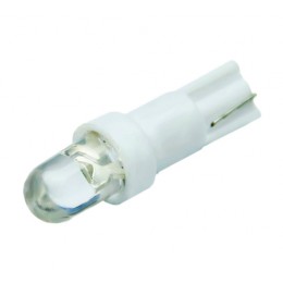 T5 Белая LED 1 диодная авто лампочка для освещения салона и панели автомобиля