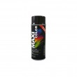 Melna spīdīga nitro krāsa MOTIP RAL9005 - aerosols 400ml 