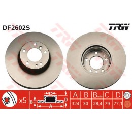 DF2602S TRW  bremžu disks