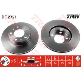 DF2721 TRW  bremžu disks