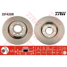 DF4208 TRW  bremžu disks