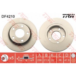 DF4210 TRW  bremžu disks