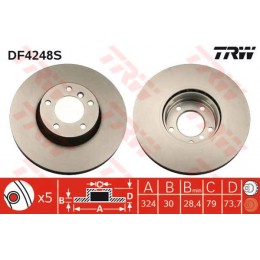 DF4248S TRW  bremžu disks
