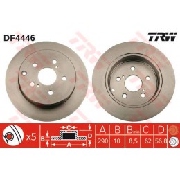 DF4446 TRW  bremžu disks
