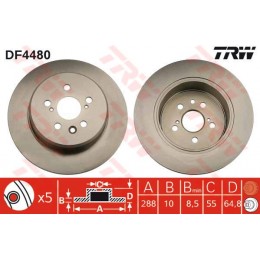 DF4480 TRW  bremžu disks
