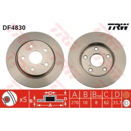 DF4830 TRW  bremžu disks