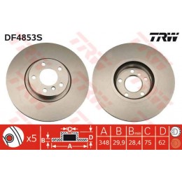 DF4853S TRW  bremžu disks