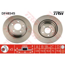 DF4854S TRW  bremžu disks