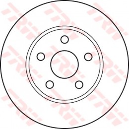 DF4877 TRW  bremžu disks