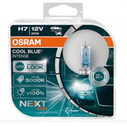 H7 OSRAM COOL BLUE INTENSE +100% 5000K Box2gab 64210CBN-HCB галогенная лампа 12V H7 55W 12V