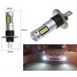 H1 balta LED 30 diožu CANBUS auto spuldze pretmiglas lukturiem