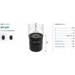 OP629 Eļļas filtrs CLEAN FILTERS Italy (analogi  WL7459, OC1051, W7008)