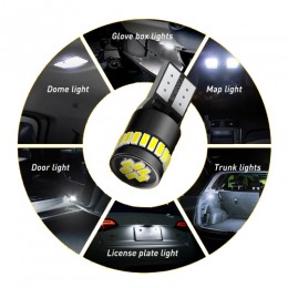 W5W белая - T10  LED 24 диодная CANBUS авто лампочка. Для габаритных огней и салона