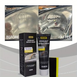 Паста для полировки, восстановления фар HEADLIGHT REPAIR CREAM Bozebi 90гр.