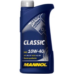 1Л - 10w40 CLASSIC MANNOL 7501 моторное масло