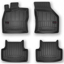 SEAT LEON III 2012 -., SEAT LEON III CUPRA 2014 - ., SEAT LEON III CROSS SPORT 2015 -.,  3D Комплект резиновых ковриков 4шт. FROGUM 3D407060