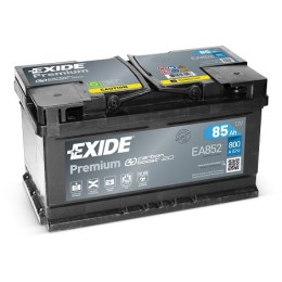 85Ah EXIDE PREMIUM EA852 - 800A,12V Akumulators (-+) 315x175x175 12V