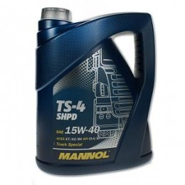 15W40 минеральное моторное масло для грузовых авто TS-4 SHPD MANNOL - 20Л