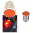 PR21W - BA15S sarkana LED diožu COB vienkontaktu auto spuldze. Gabarīta - atpakaļgaitas - stopsignāla lukturiem