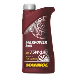 75W140 MAXPOWER 4x4 GL 5 MANNOL transmisijas eļļa 1L