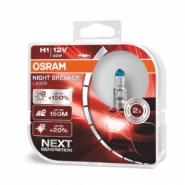 H1 OSRAM NIGHT BREAKER LASER +150% BOX 2gab 64150NL галогенная лампа 12V H1 55W