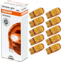 WY5W  Oranža OSRAM - ORIGINAL Germany auto spuldze 12V5W halogēna lampa - 1gab