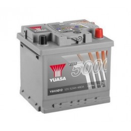 52Ah YUASA 480A,12V Akumulators YBX5012 (-+) 207x175x190mm