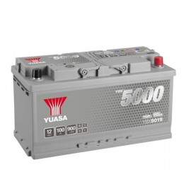 100Ah YUASA 900A,12V Аккумулятор YBX5019 (-+)  353x175x190мм