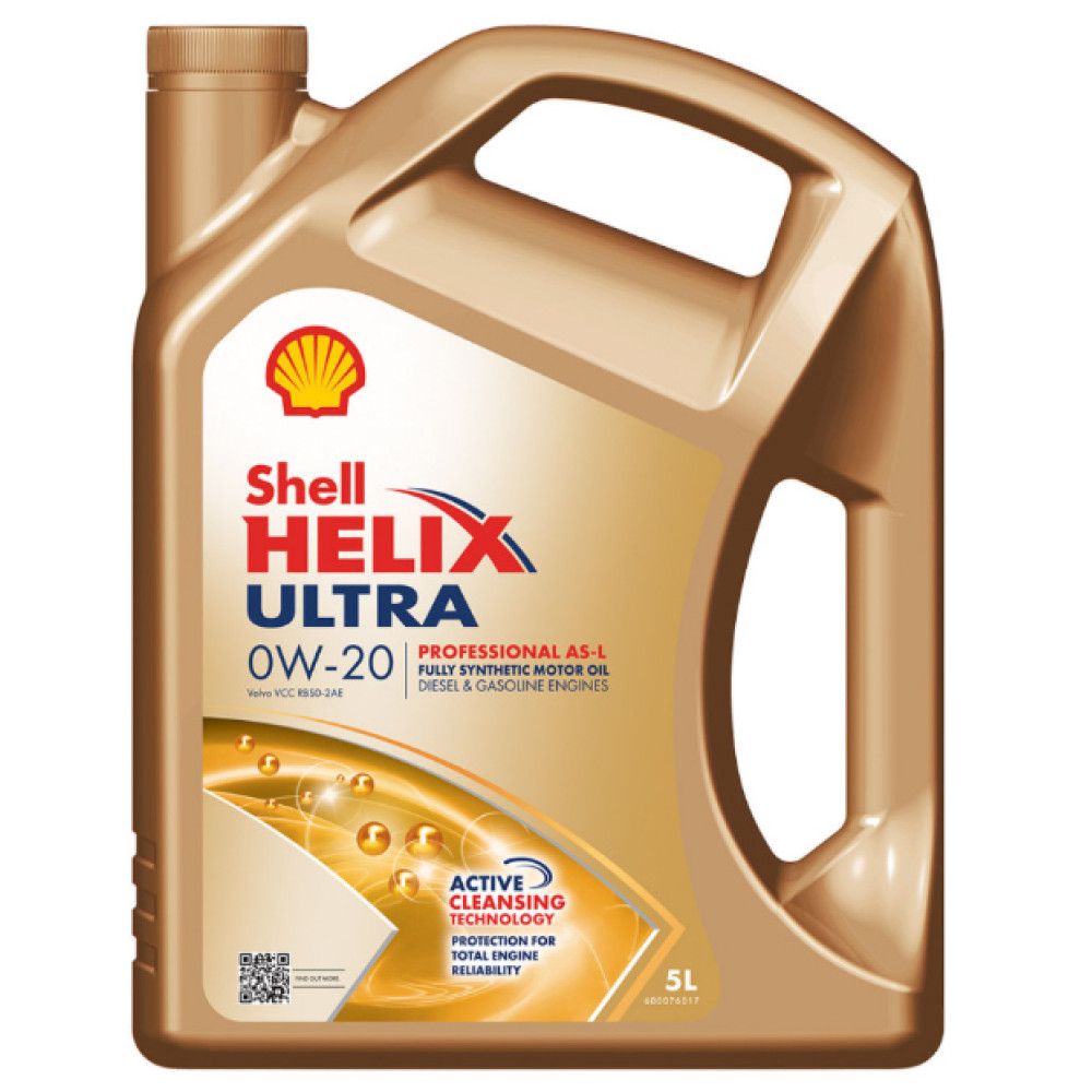 5L - 0W20 SHELL HELIX ULTRA PROFESSIONAL AS-L VOLVO motoreļļa