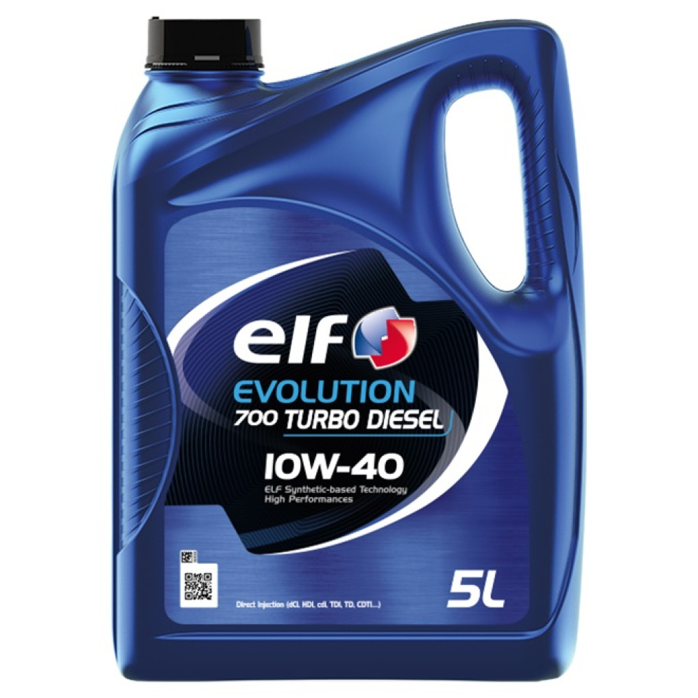 5L - 10W40 ELF EVOLUTION 700 TURBO D motoru eļļa 5L - 10W40 ELF EVOLUTION 700 TURBO D motoru eļļa