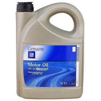 5L - 5W30 GM General motors OPEL DEXOS 1 Oriģinālā motoru eļļa
