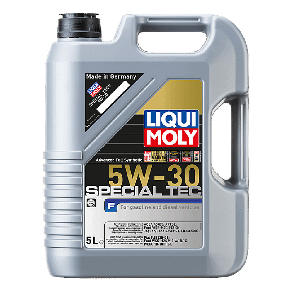 5L - 5W30 LIQUI MOLY Top Tec F A5B5 motoreļļa 5L - 5W30 LIQUI MOLY Top Tec F A5B5 motoreļļa