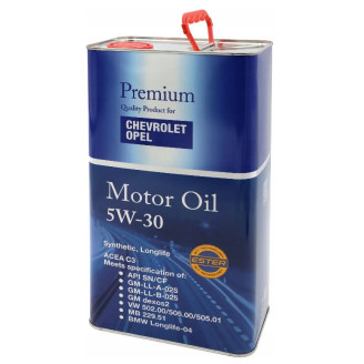 5L - 5W30 OPEL FANFARO GM Dexos2 engine oil