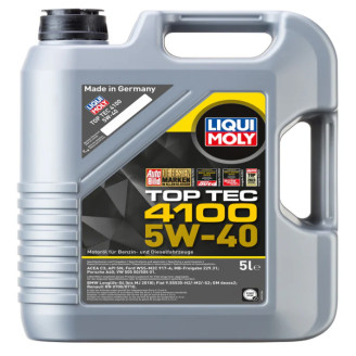 5L - 5W40 LIQUI MOLY Top Tec 4100 motoreļļa