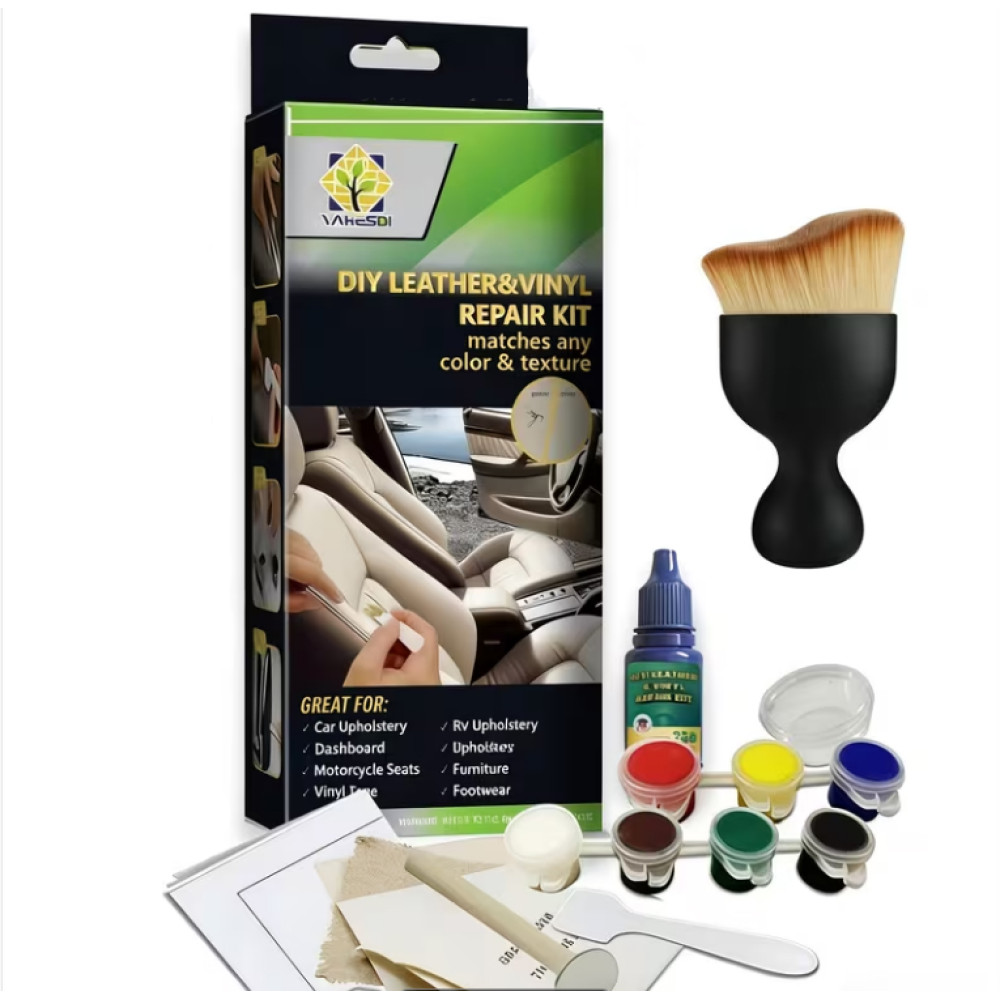 Remonta komplekts ādas izstrādājumu remontam un atjaunošanai PROFESSIONAL LEATHER REPAIR KIT