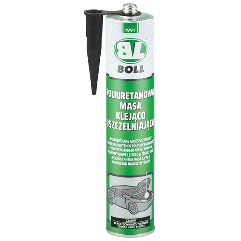 Poliuretāna hermētiķis melns - masa - līme  BOLL 310ml