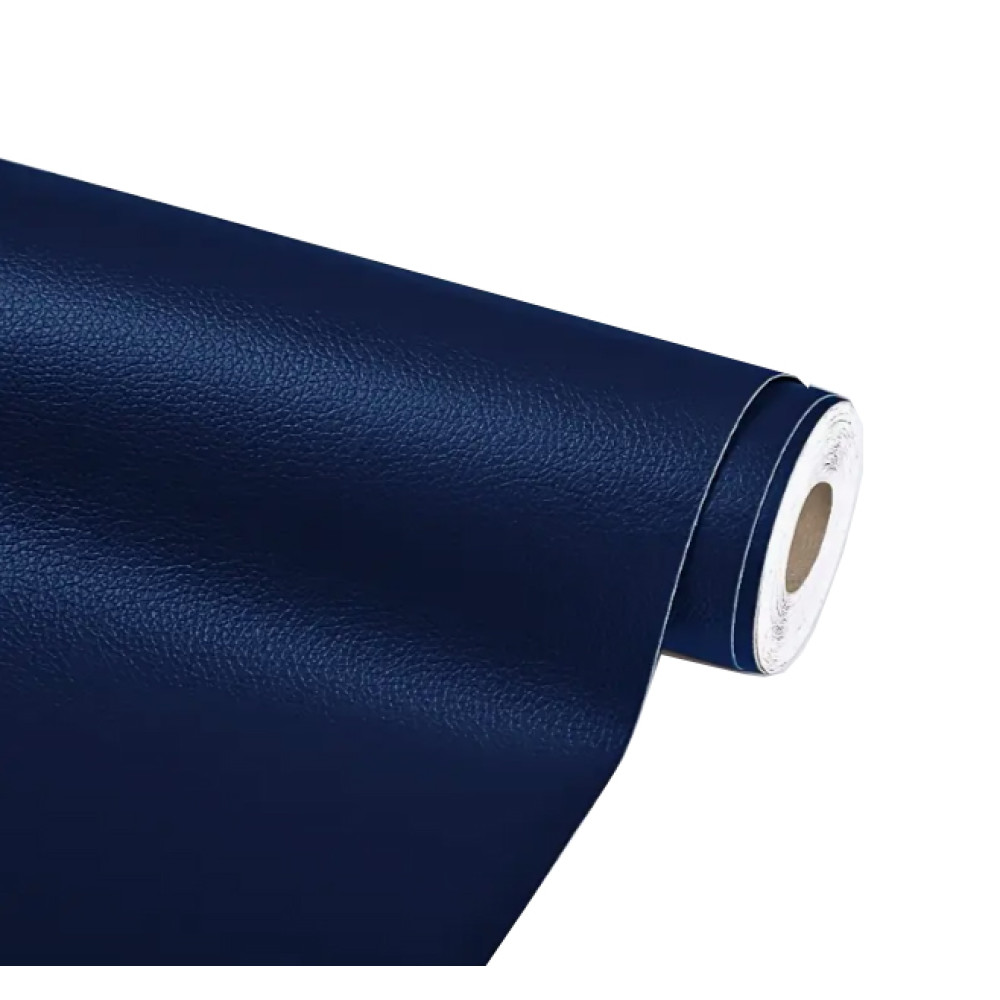 100cm x 50cm Pašlīmējošā āda Zila. Ādas izstrādājumu remontam: auto sēdekļiem - mēbelem - somam - apaviem
