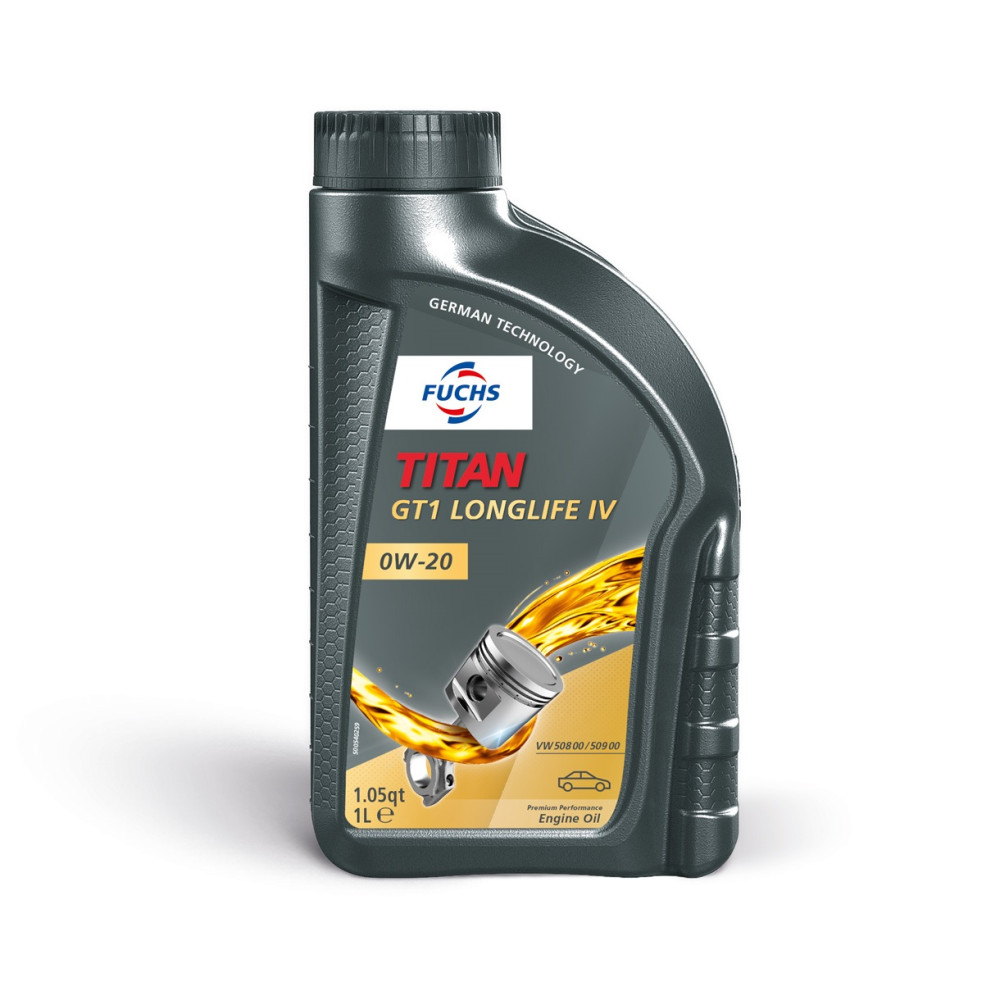 1L - 0W20 FUSCH TITAN GT1 LONGLIFE IV motoreļļa 1L - 0W20 FUSCH TITAN GT1 LONGLIFE IV motoreļļa