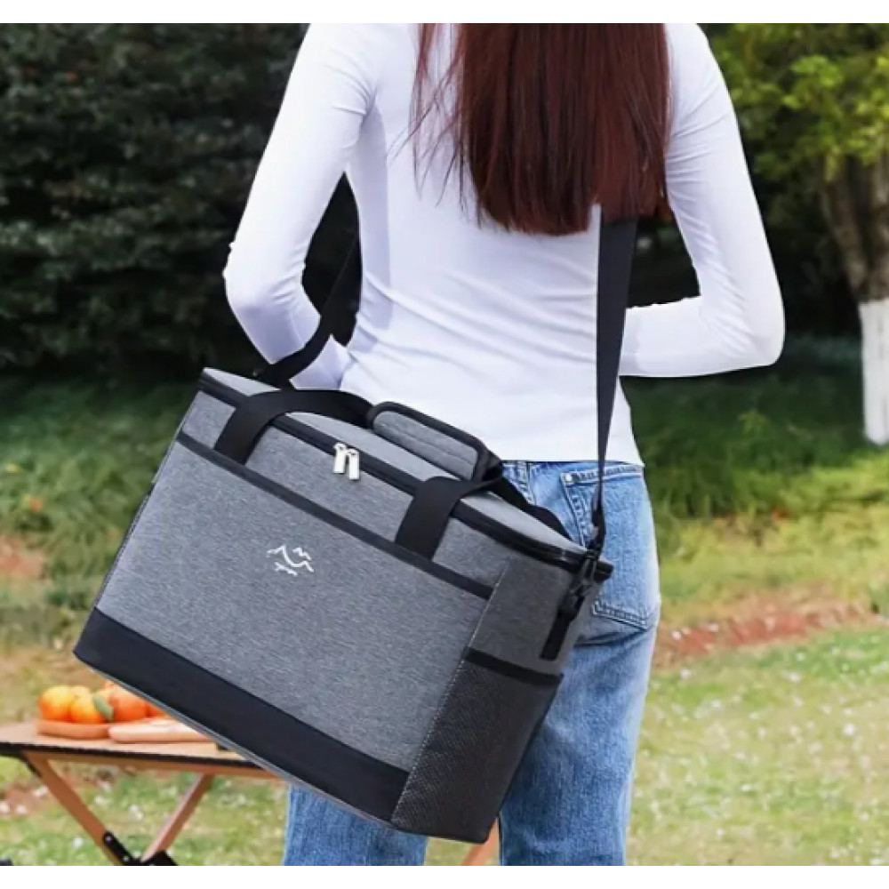 Aukstuma soma - ledusskapis Termosoma piknikam. 24cm x 38cm x 28.5cm.