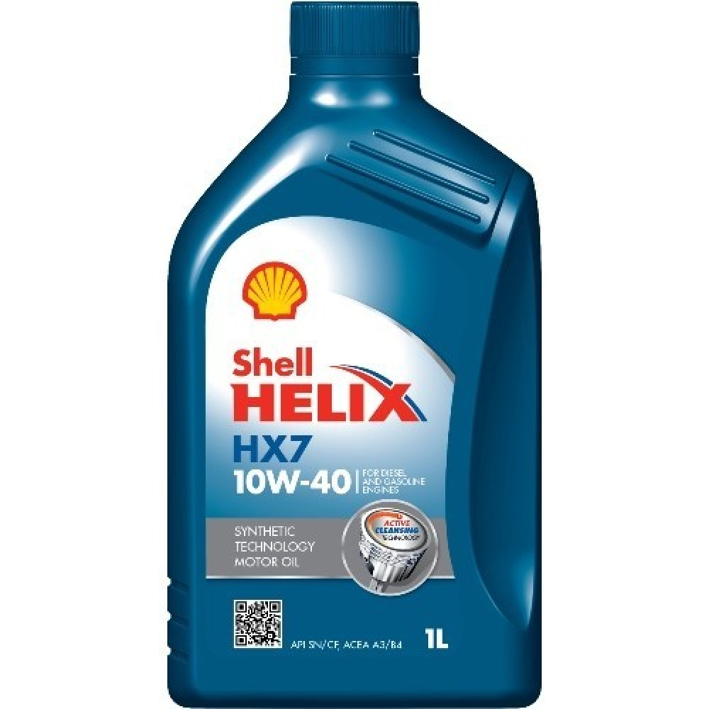1L 10W40 SHELL HELIX HX7 motoreļļa 1L 10W40 SHELL HELIX HX7 motoreļļa