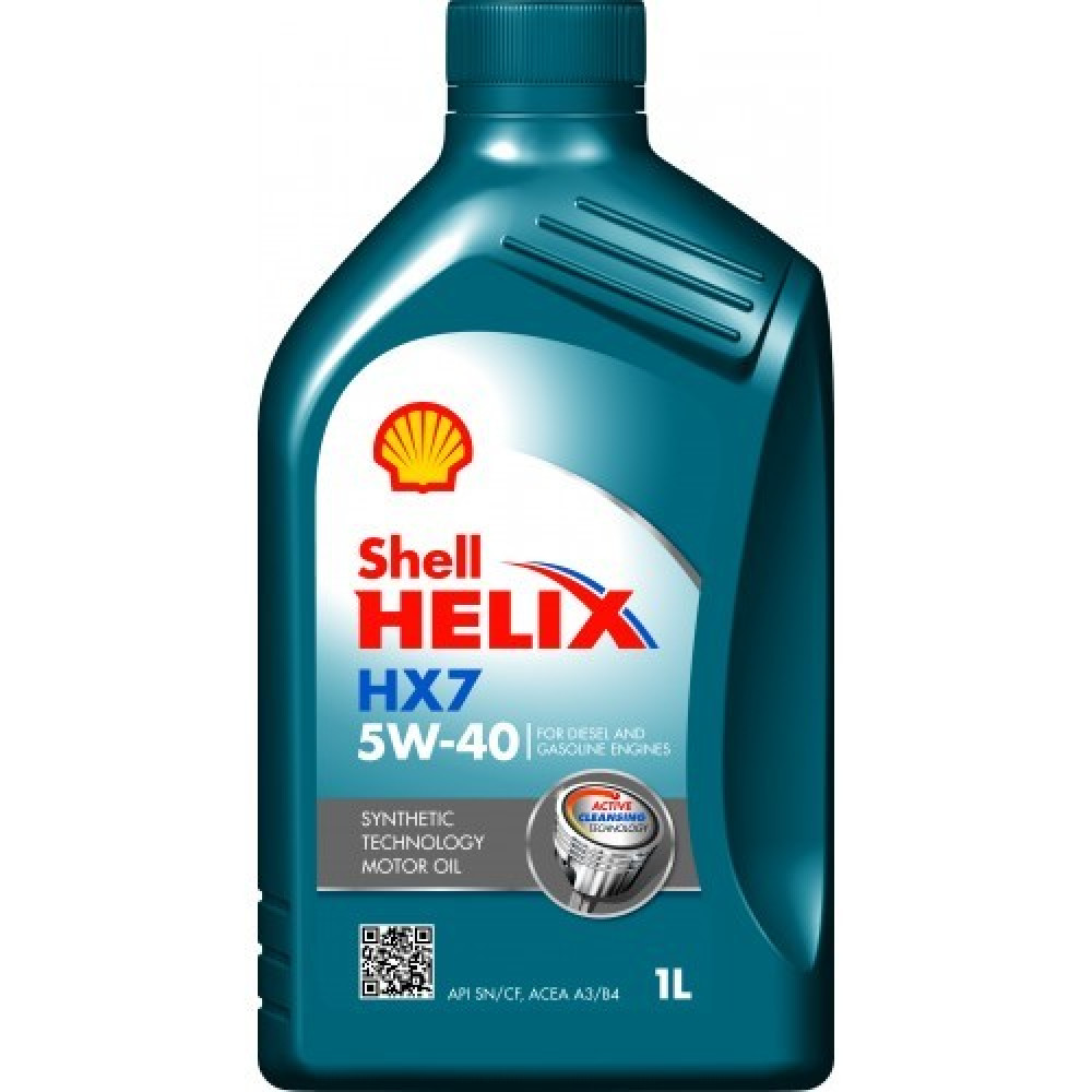 1L 5W40 SHELL HELIX HX7 motoreļļa 1L 5W40 SHELL HELIX HX7 motoreļļa