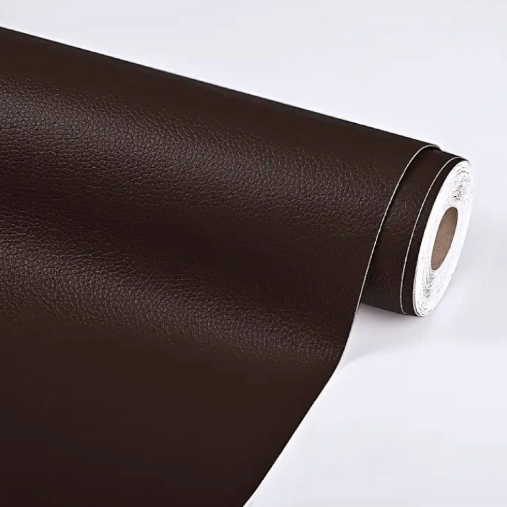 200cm x 50cm Lipni oda Tamsiai ruda. Odos ir vinilo gaminių remontui: automobilių sėdynių - baldų - rankinių