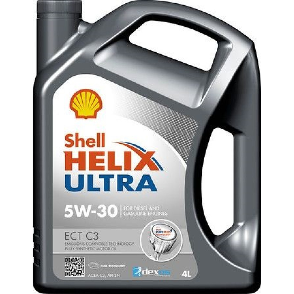 4L 5W30 SHELL HELIX ULTRA ECT C3 motoreļļa 4L 5W30 SHELL HELIX ULTRA ECT C3 motoreļļa