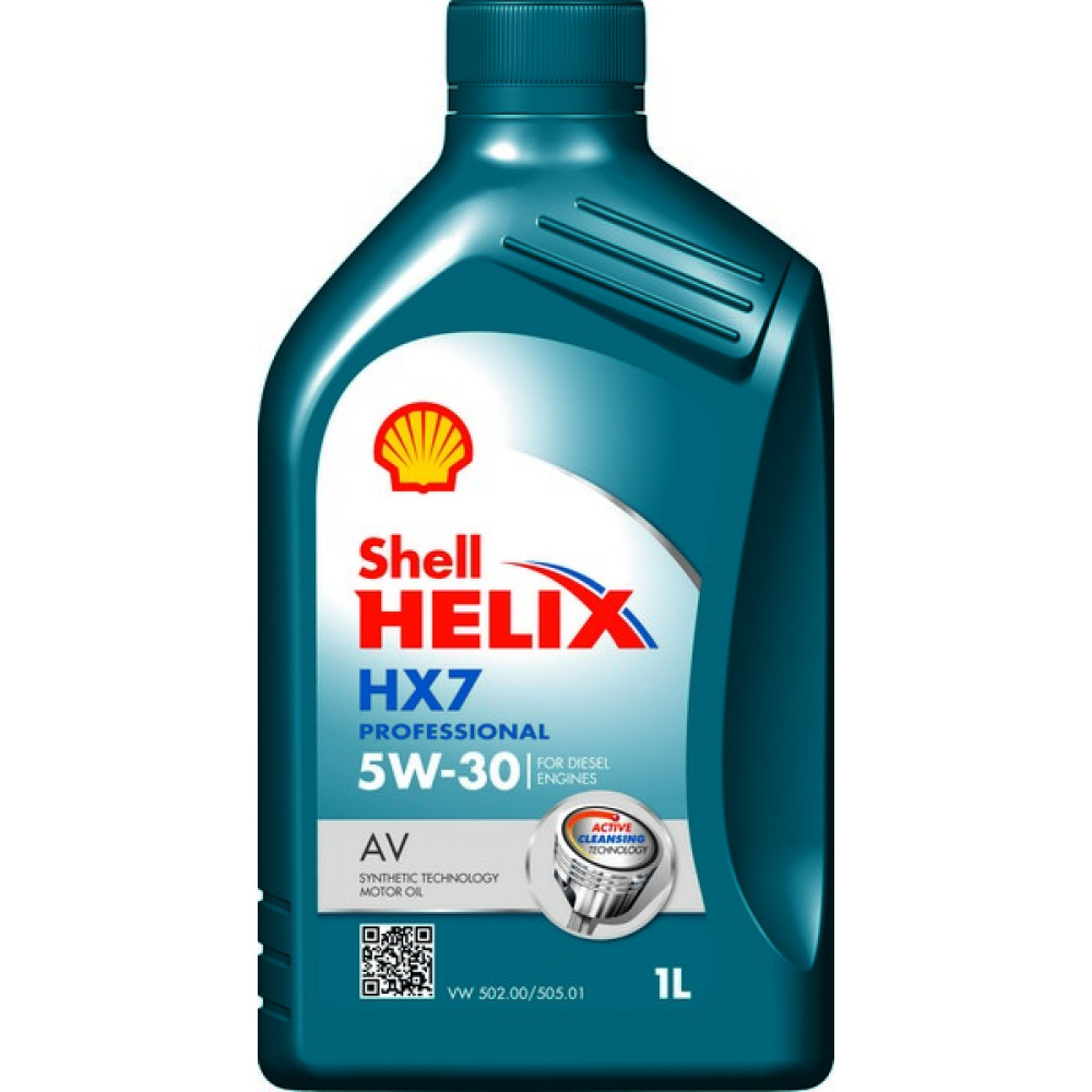 1L - 5W30 SHELL HELIX HX7 PROFESSIONAL AV motoreļļa 1L - 5W30 SHELL HELIX HX7 PROFESSIONAL AV motoreļļa