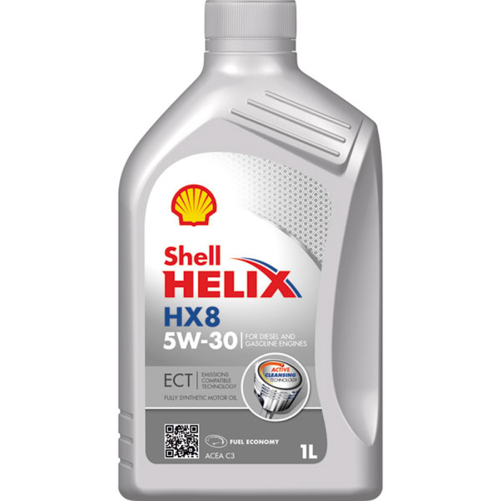 1L 5W30 SHELL HELIX HX8 ECT C3 motoreļļa 1L 5W30 SHELL HELIX HX8 ECT C3 motoreļļa