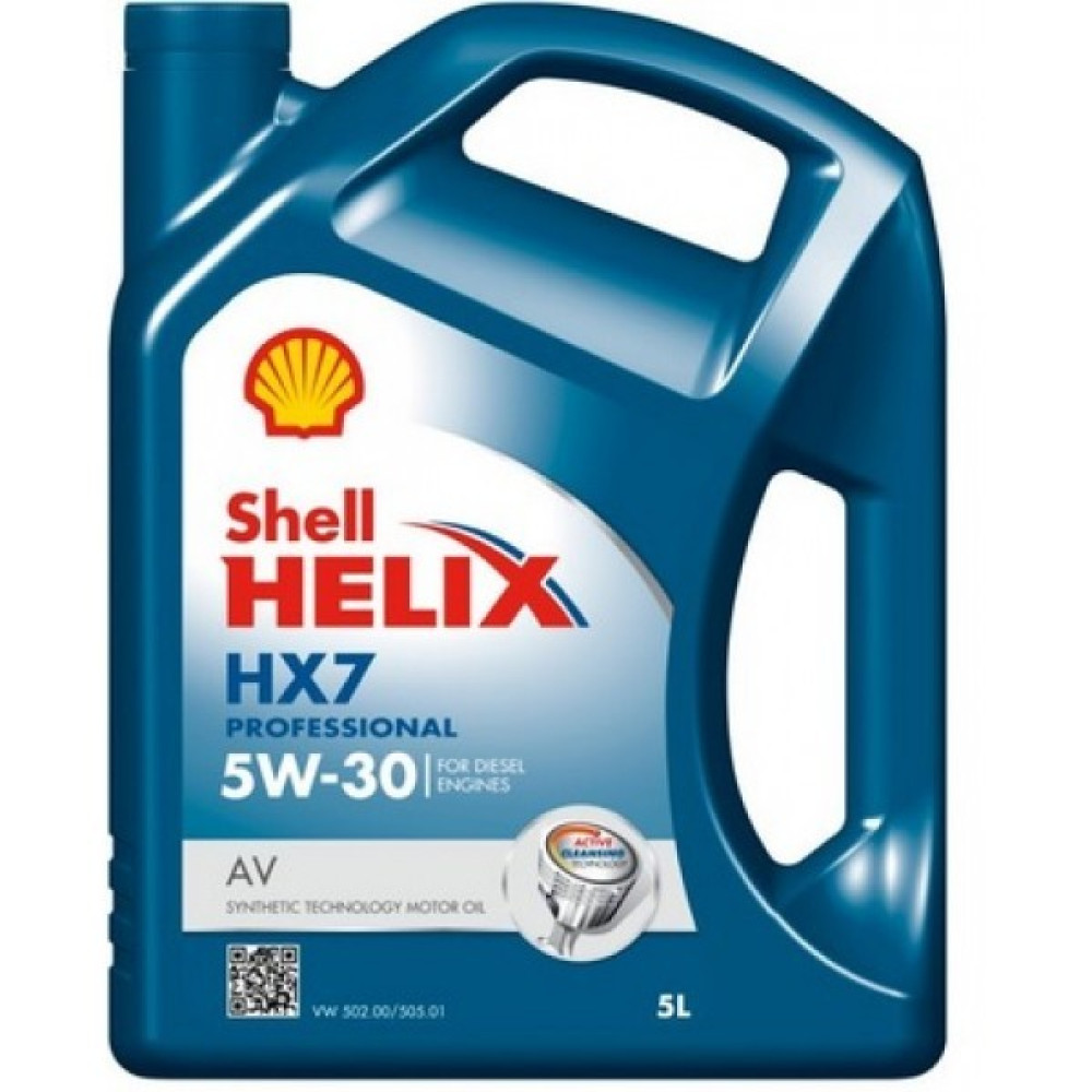 5L - 5W30 SHELL HELIX HX7 PROFESSIONAL AV motoreļļa 5L - 5W30 SHELL HELIX HX7 PROFESSIONAL AV motoreļļa