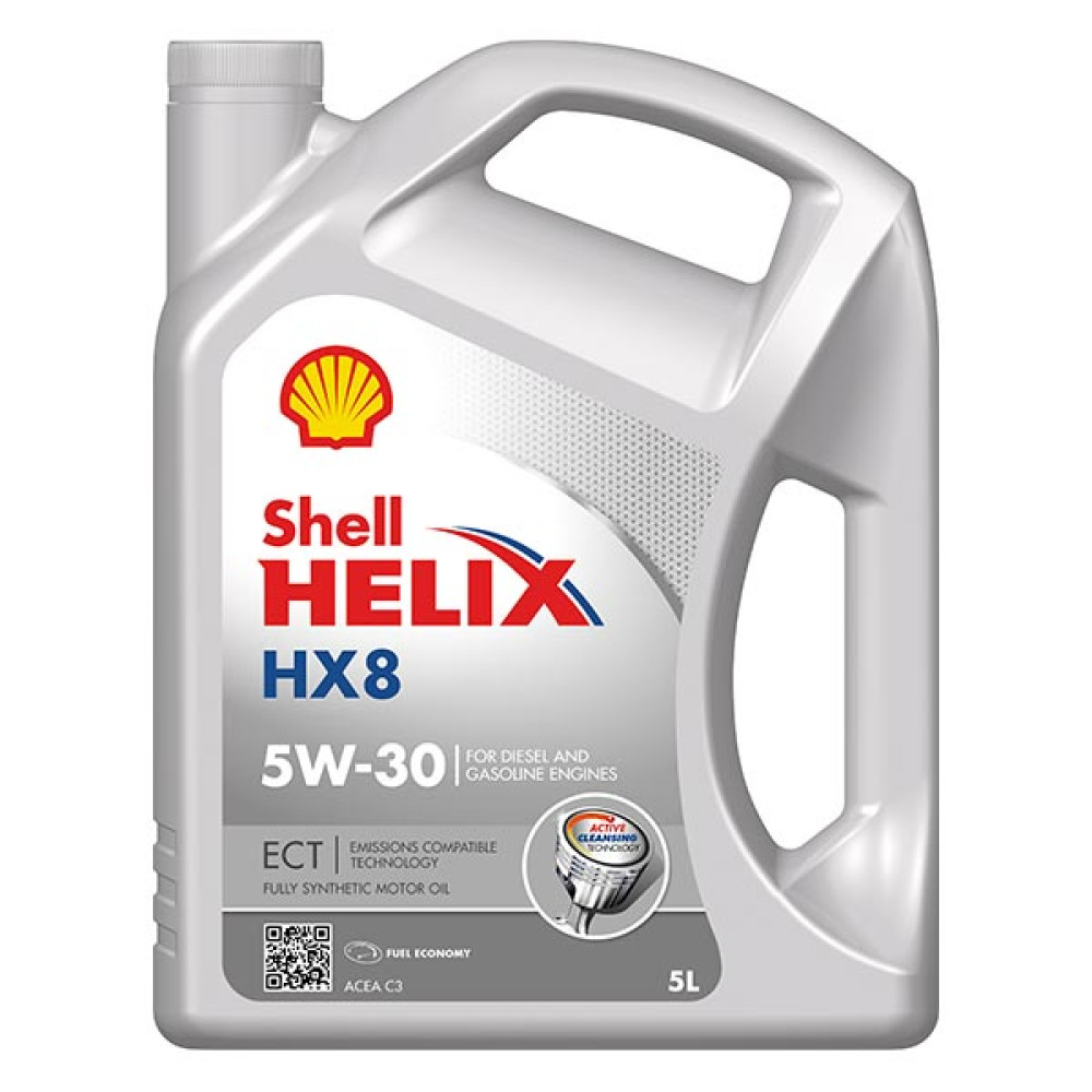 5L 5W30 SHELL HELIX HX8 ECT C3 motoreļļa 5L 5W30 SHELL HELIX HX8 ECT C3 motoreļļa