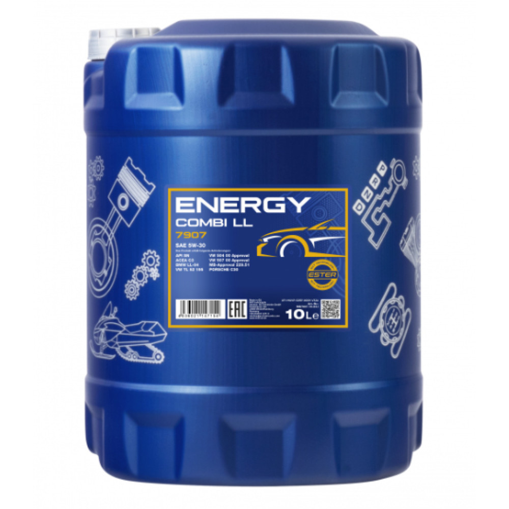10L - 5W30 ENERGY COMBI LL MANNOL 7907 motoreļļa 10L - 5W30 ENERGY COMBI LL MANNOL 7907 motoreļļa