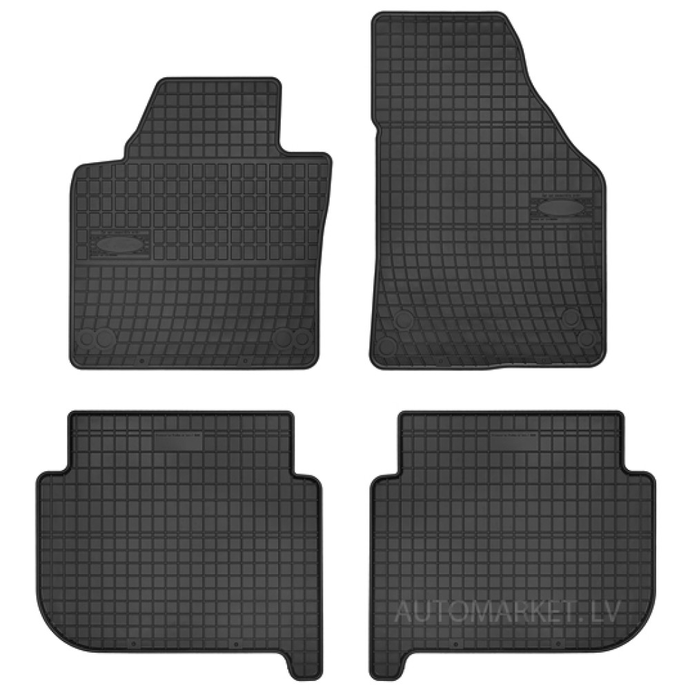 VW TOURAN 1 2003 - 2010 Volkswagen Комплект резиновых ковриков 4шт. FROGUM 0395